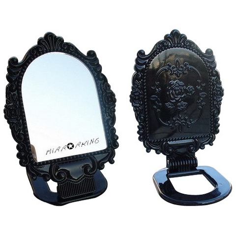 巴洛克圖騰摺疊桌鏡